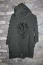 Pull long à capuche 
