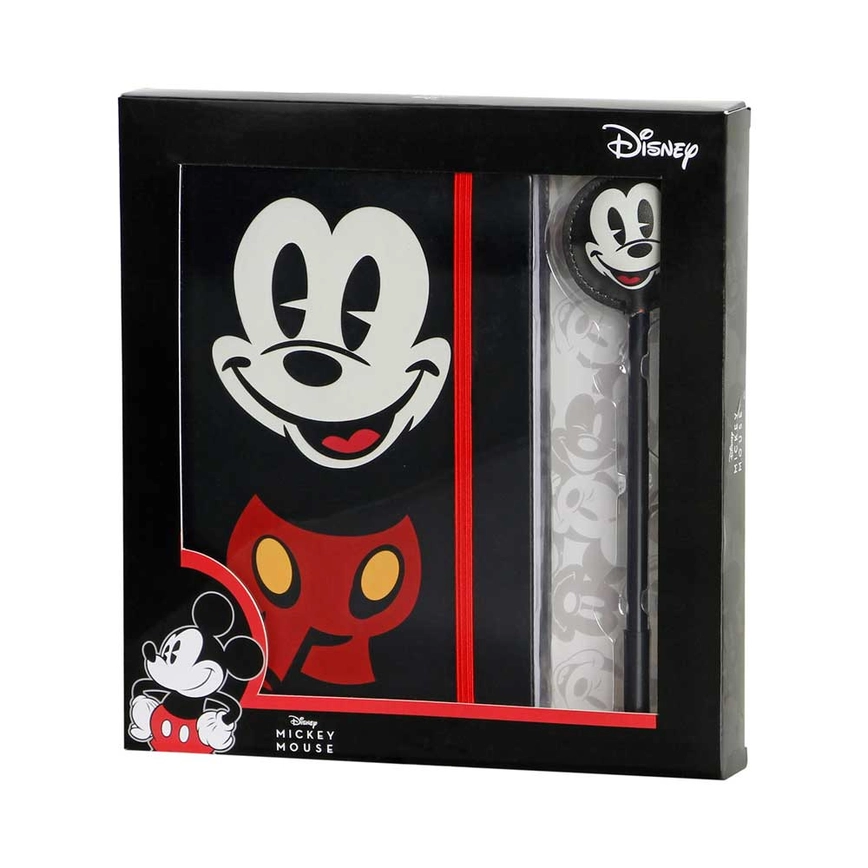 Coffret Cadeau avec Journal et Stylo Mickey Mouse