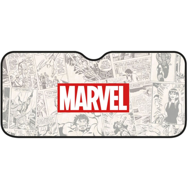 Protecteurs Solaires Avant De La Voiture - Logo Marvel - 130x70 Cm