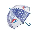 Parapluie transparent à thème pirate
