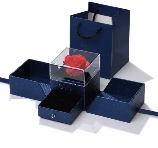 [PDOZ17GRAN] Coffret pour bijoux Rose Eternelle 