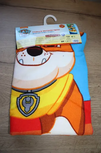 [PW15911] Serviette en microfibre Pat Patrouille 70 x 140 cm
