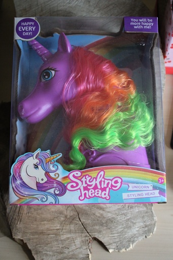 Tête à coiffer Licorne